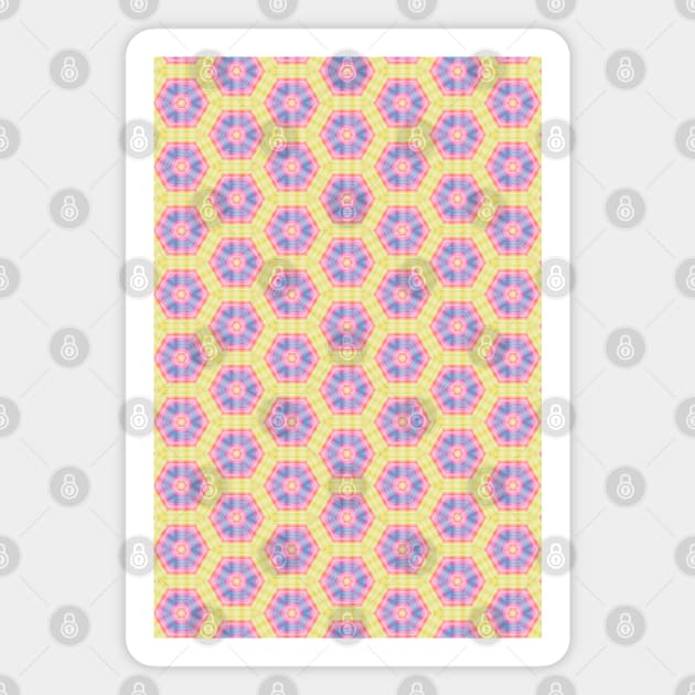 Pastel Zen Mandala 33 Magnet by FasBytes